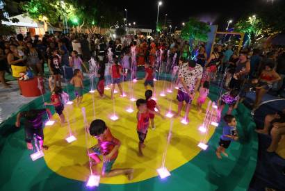  Manaus ganha primeira praa molhada; saiba onde fica