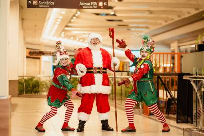 Atrao de Natal do Amazonas Shopping  diverso garantida no feriado, nesta quarta-feira 