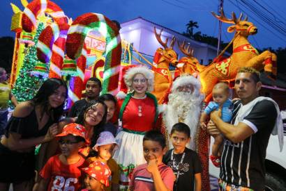 Magia do Natal invade zona rural com a 3 Parada Natalina