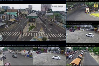 Centro ganha reforo na segurana com apoio de cmeras de videomonitoramento