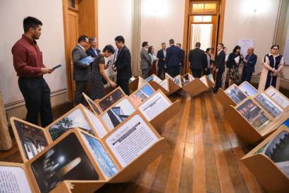 A pluralidade da arquitetura japonesa est em exposio no Centro Cultural Palcio da Justia