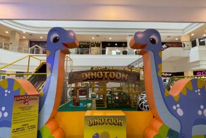 Parque de diverses Dinotoon  opo de frias para crianas no Shopping Ponta Negra