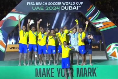 Brasil fatura o hexacampeonato mundial de futebol de areia