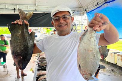 Mais de 100 toneladas de peixes vo estar  venda em Manaus nos dias 27, 28 e 29 de maro