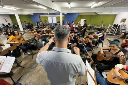 Espetculo Canto Brasileiro aproxima pblico PCD s atividades culturais, no Teatro Amazonas