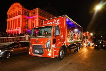 Caravanas de Natal da Coca-Cola visitam quatro cidades do Amazonas; confira detalhes