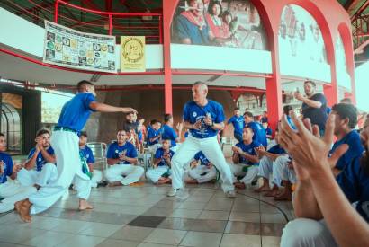 Projeto A Roda de Capoeira da Eduardo Ribeiro celebra 24 anos de importncia e resistncia histrica