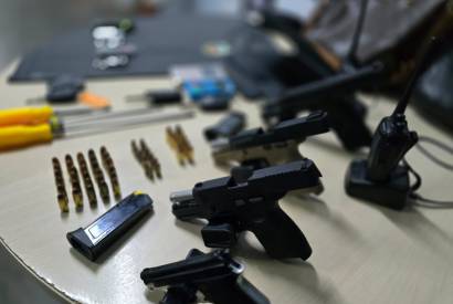 Quadrilha especializada em furtos de armas  presa na capital