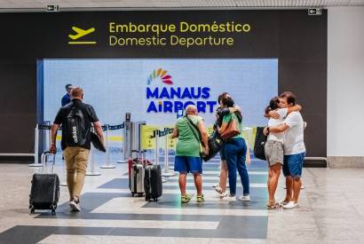 Aeroporto de Manaus tem alta de 10% no nmero de passageiros em 2024