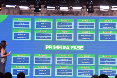 Definidos os jogos da 1 fase da Copa do Brasil masculina de futebol